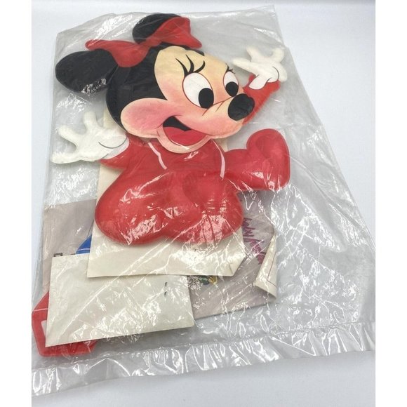 Dolly‎ Disney Minnie Mouse Puffy Stuff Wall Hanging 1988 Vintage - Picture 1 of 10